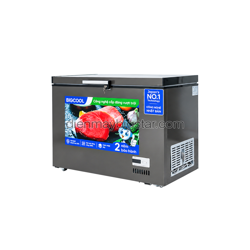 Tủ đông nằm 450L 1m1 BigCool SS-450L (ĐEN) 15 Tủ đông nằm 450L 1m1 BigCool SS-450L (ĐEN) - Ảnh 2