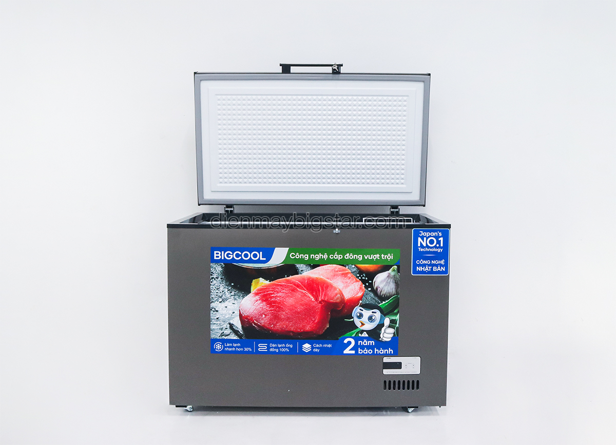 Tủ đông nằm 450L 1m1 BigCool SS-450L (ĐEN) 22 tu dong nam 450L 1m1 BigCool SS 450den 10