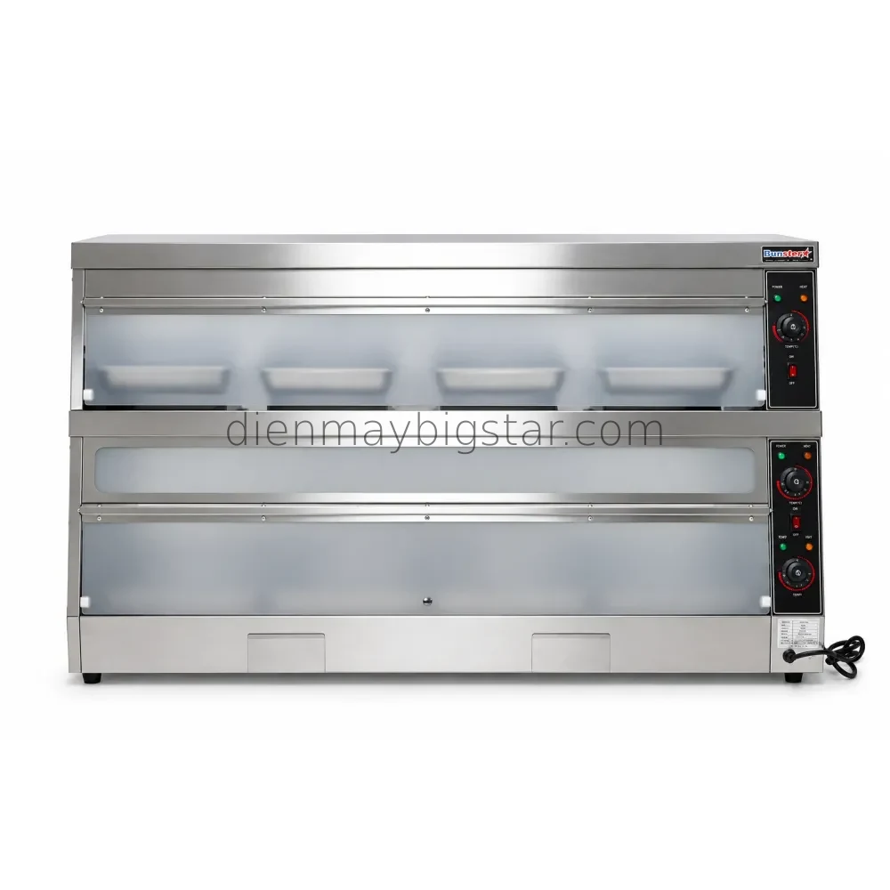 Tủ giữ nóng bánh 2 tầng 6 khay 1500mm BS-6P