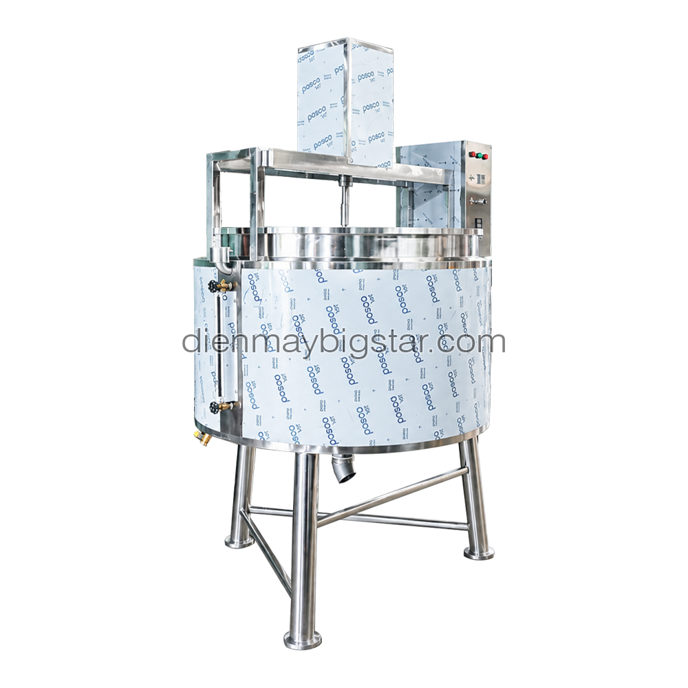 Nồi nấu có cánh khuấy 3 lớp 900L 10 Nồi nấu có cánh khuấy 3 lớp 900L - Ảnh 2