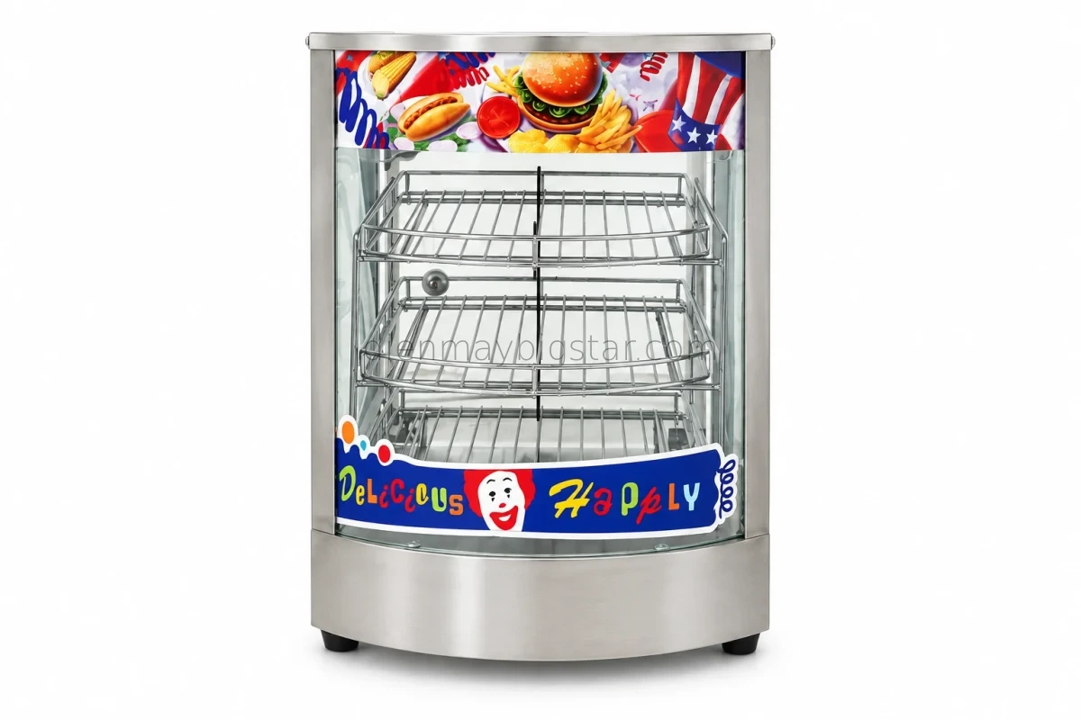 Tủ giữ nóng thức ăn 3 tầng cỡ nhỏ 360mm BS-825 21 tu giu nong thuc pham bs 825 10