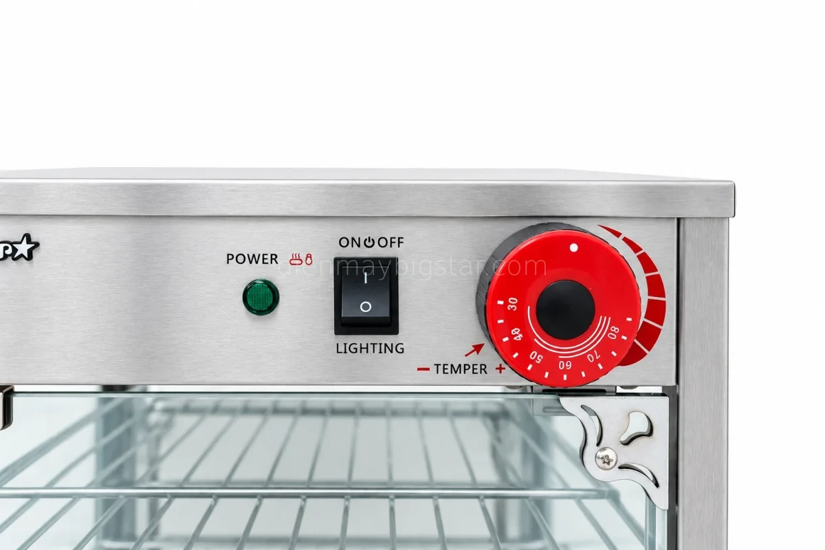 Tủ giữ nóng thức ăn 3 tầng cỡ nhỏ 360mm BS-825 17 tu giu nong thuc pham bs 825 6