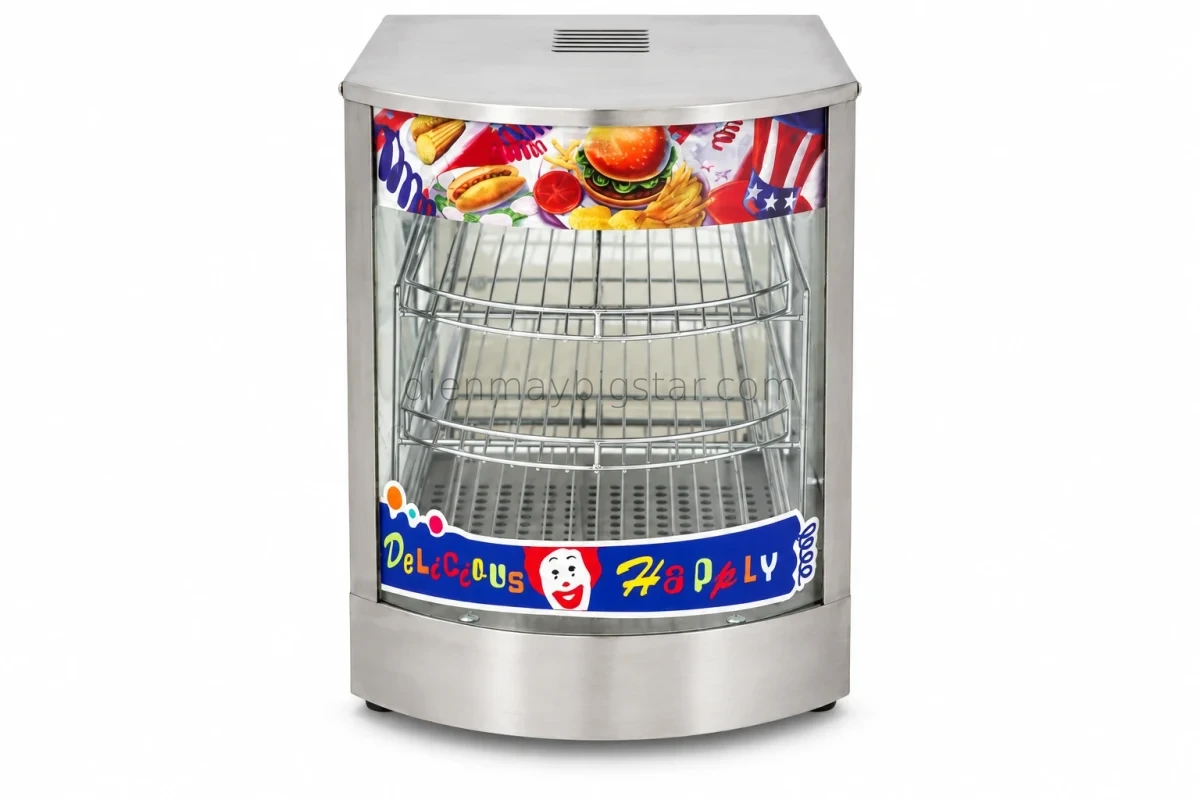 Tủ giữ nóng thức ăn 3 tầng cỡ nhỏ 360mm BS-825 19 tu giu nong thuc pham bs 825 4