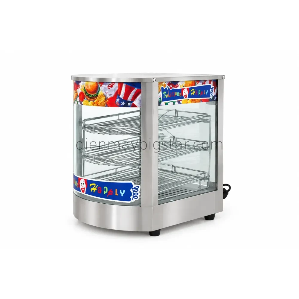 Tủ giữ nóng thức ăn 3 tầng cỡ nhỏ 360mm BS-825 11 Tủ giữ nóng thức ăn 3 tầng cỡ nhỏ 360mm BS-825 - Ảnh 3