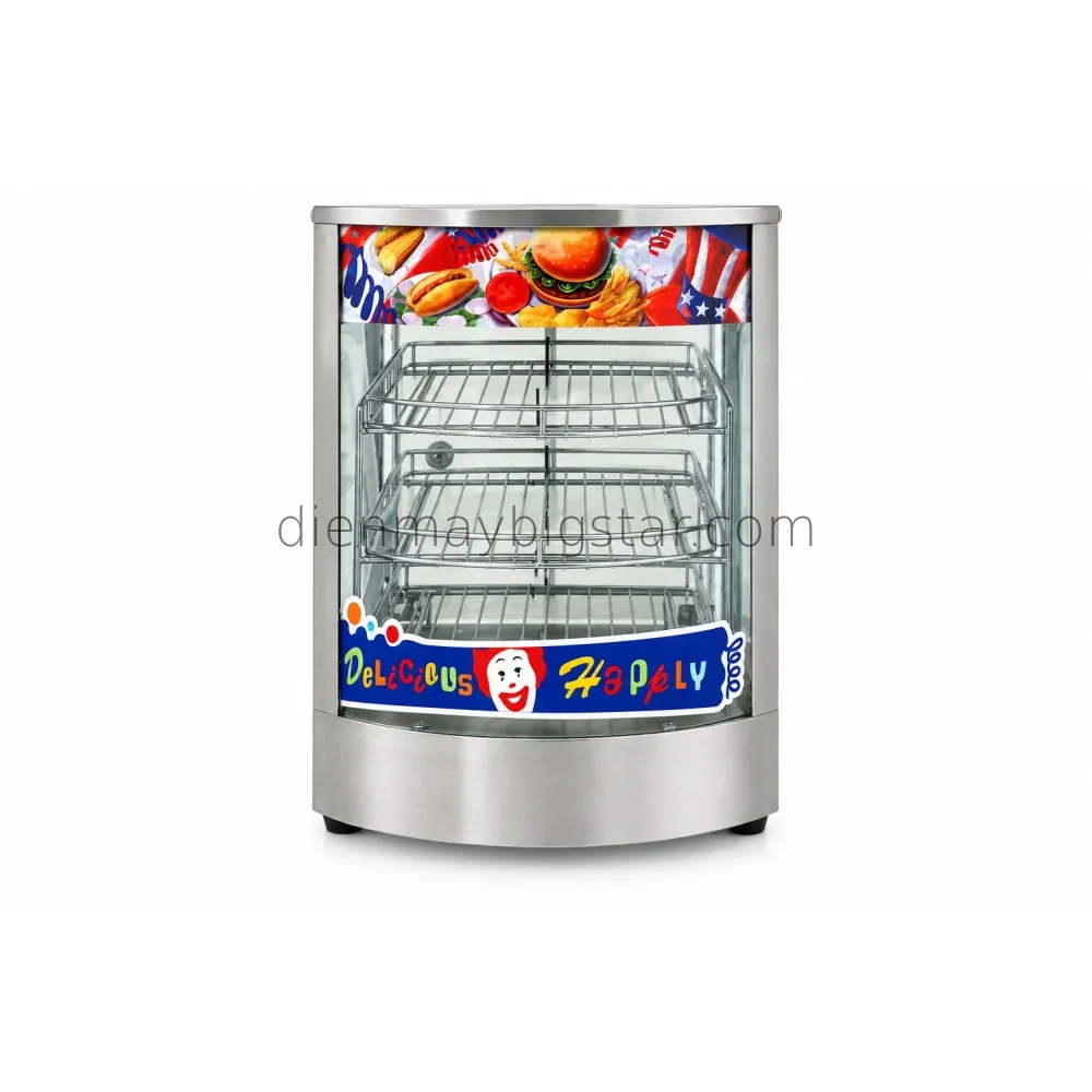 Tủ giữ nóng thức ăn 3 tầng cỡ nhỏ 360mm BS-825